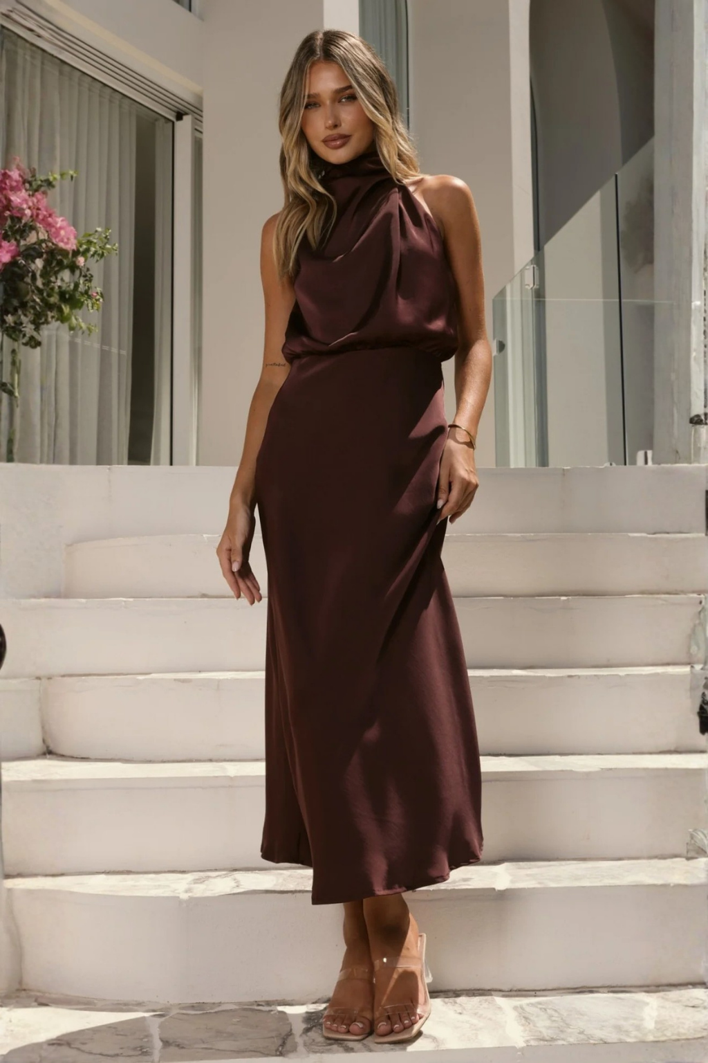 Esther Maxi Dress - Chocolate