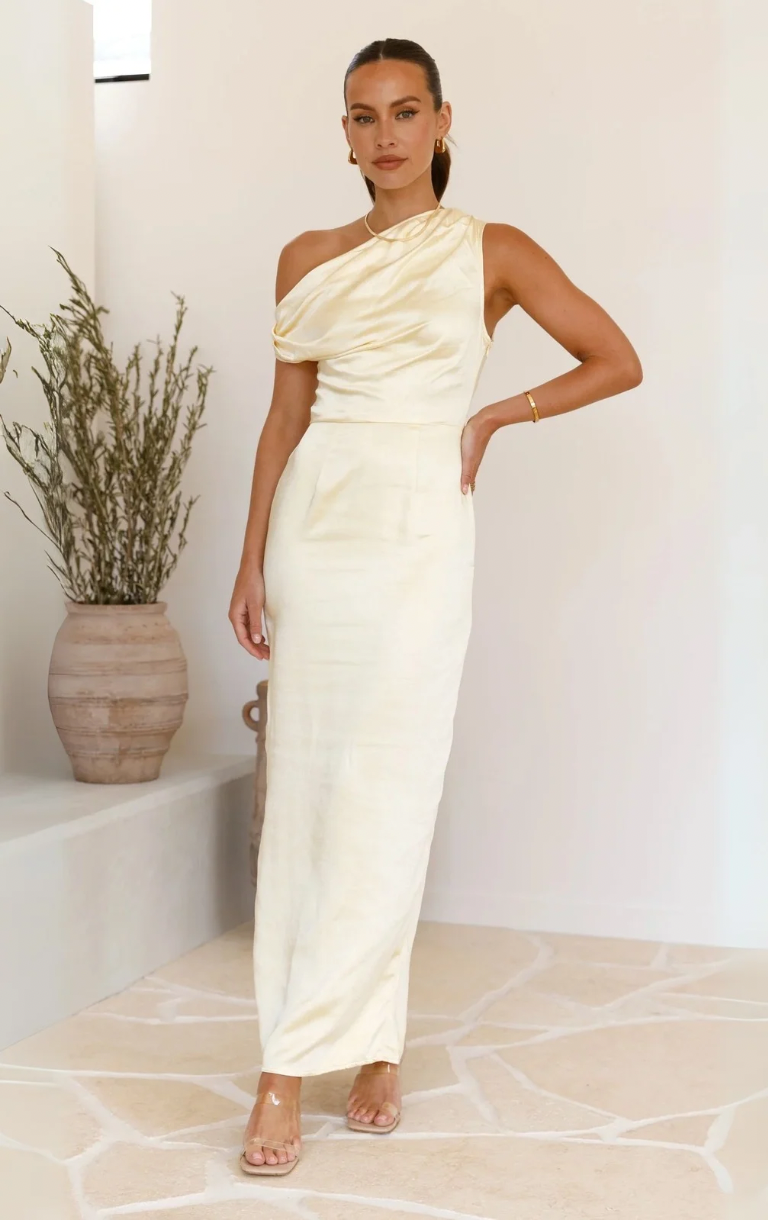 Harlowe Maxi Dress - Yellow