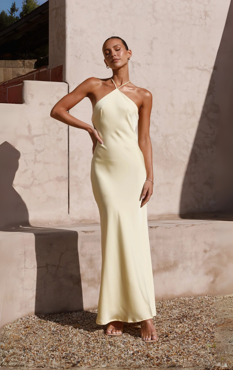 Chiara Maxi Dress - Yellow