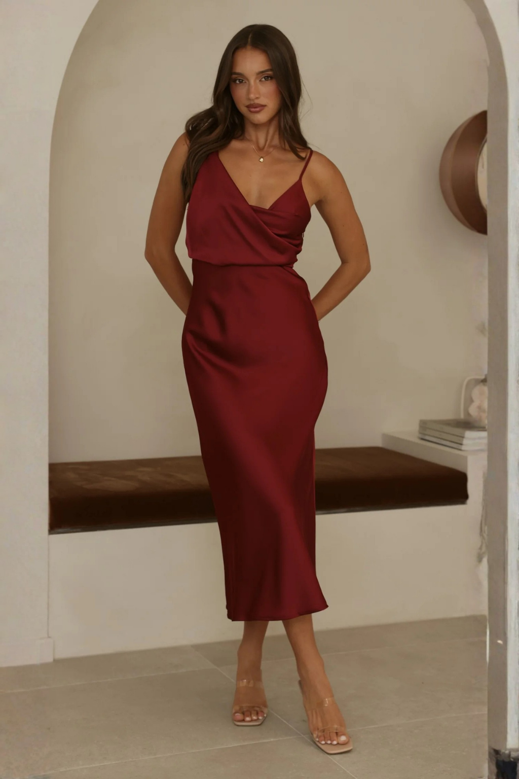 Audrey Maxi Dress - Wine
