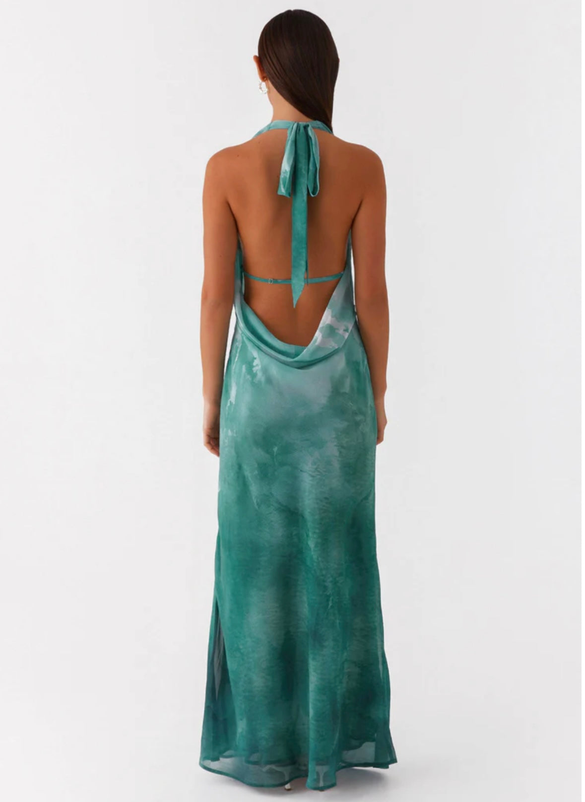 Andrea Maxi Dress - Blue Tie-Dye