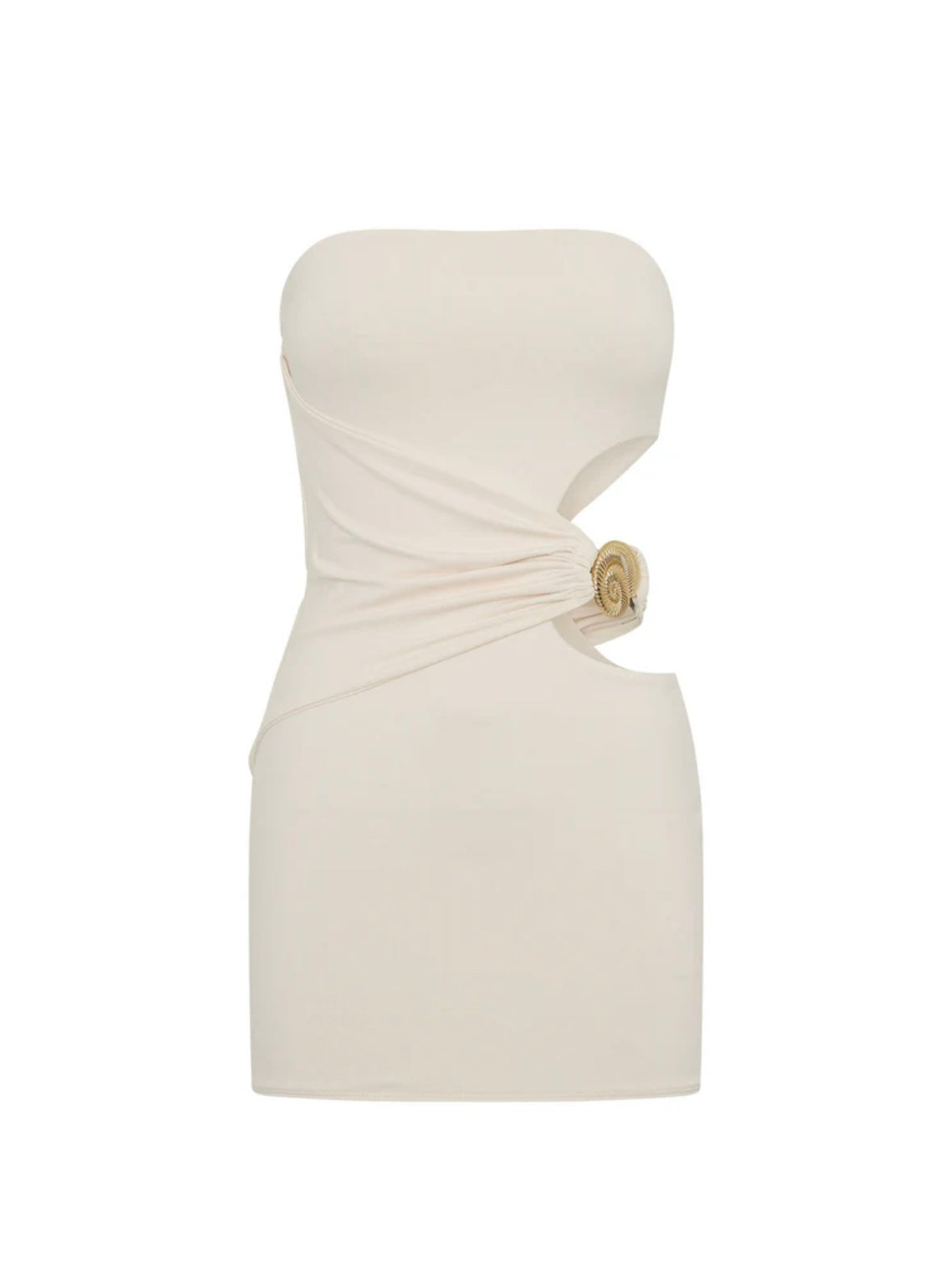 Shell Mini Dress - Ivory