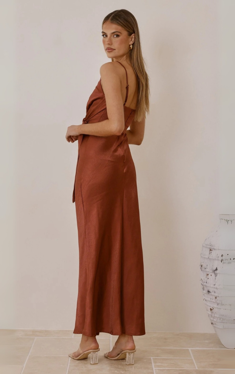 Yasmeen Maxi Dress - Rust
