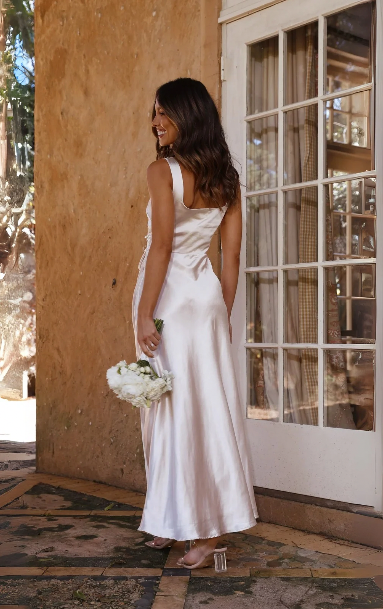 Alaria Maxi Dress - Champagne