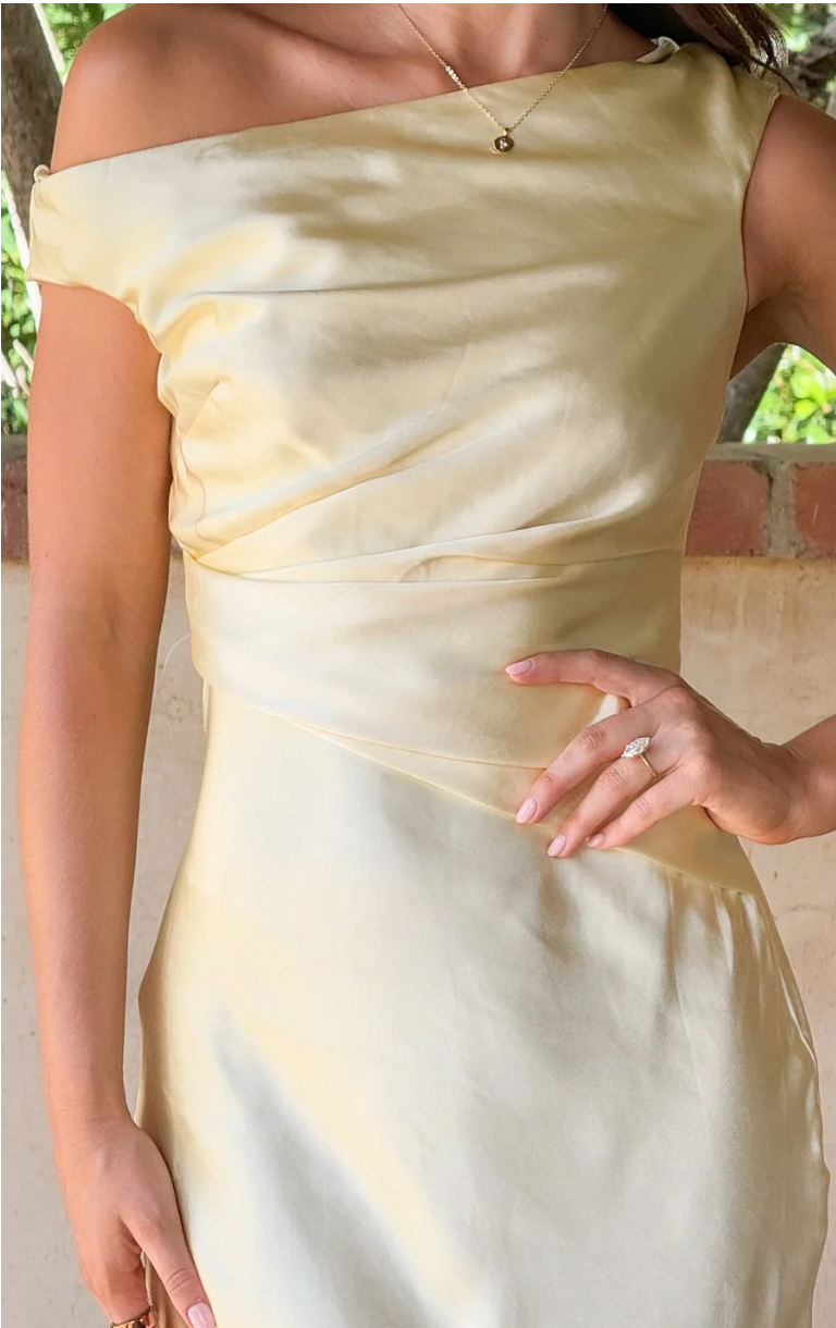 Auria Maxi Dress - Yellow