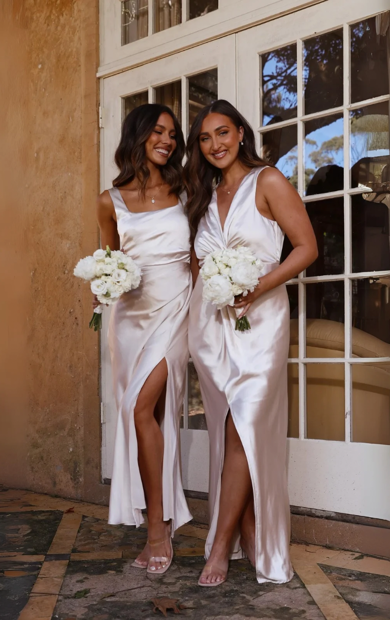 Alaria Maxi Dress - Champagne