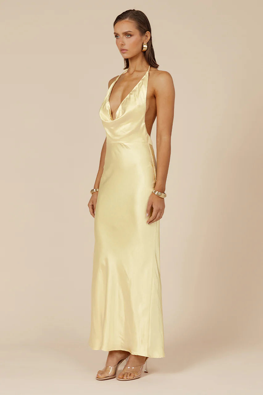 Posey Maxi Dress - Lemon