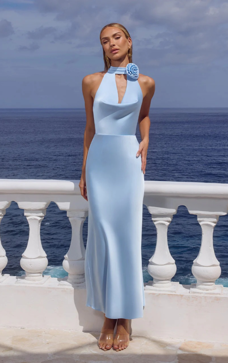 Estelle Maxi Dress - Sky Blue