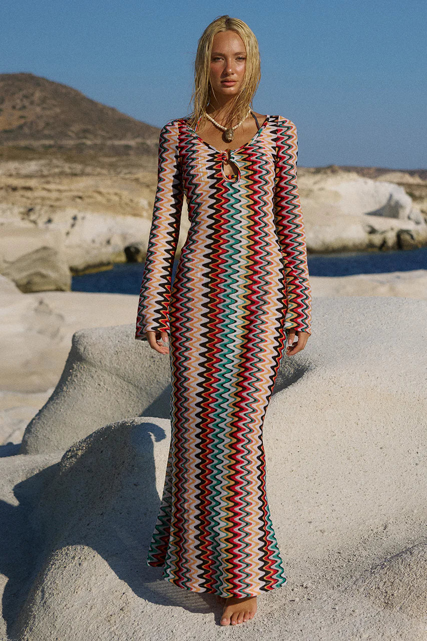 Emerie Maxi Dress - Xyla Wave