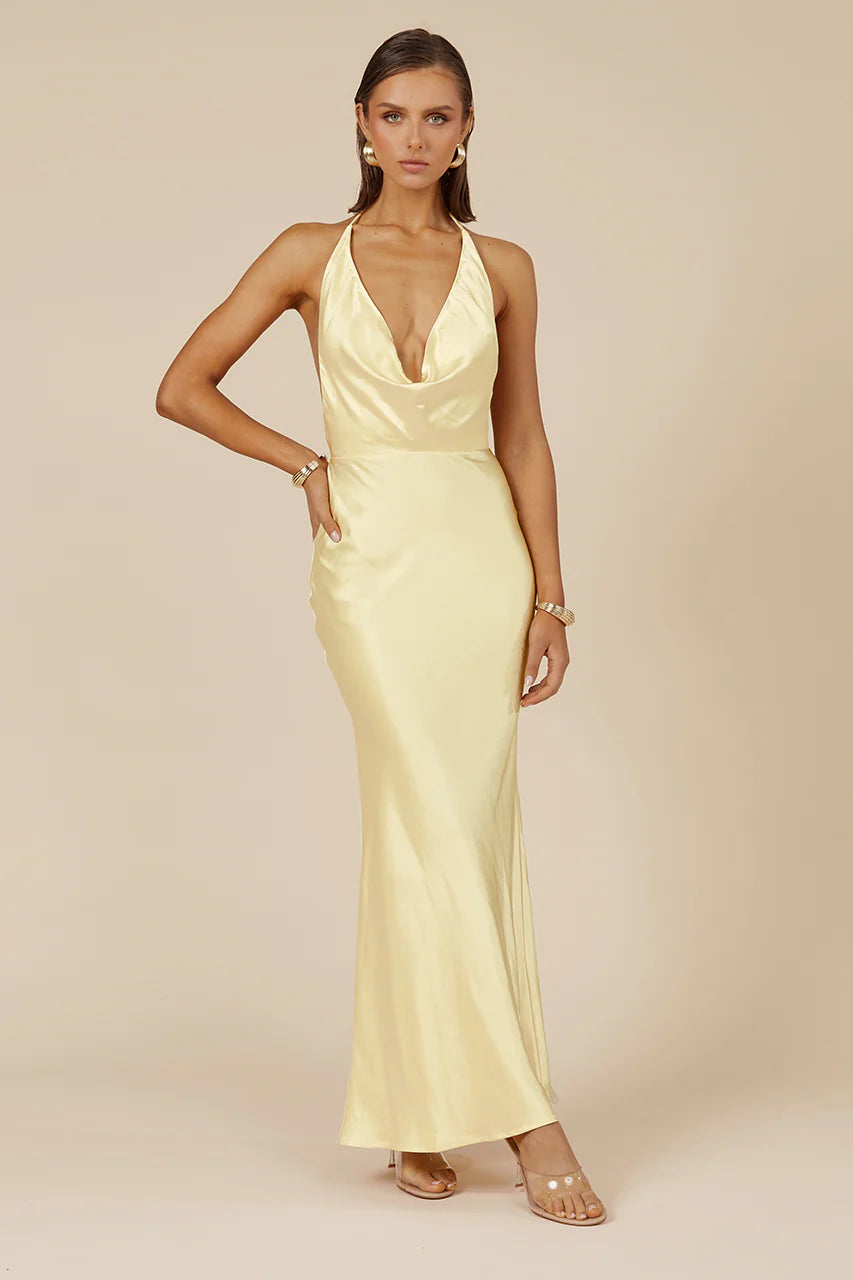 Posey Maxi Dress - Lemon