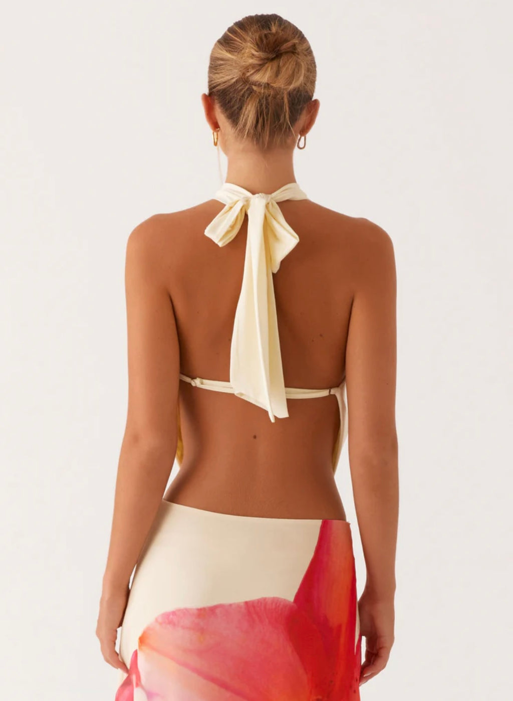 Sarah Cowl Neck Top - Apricot