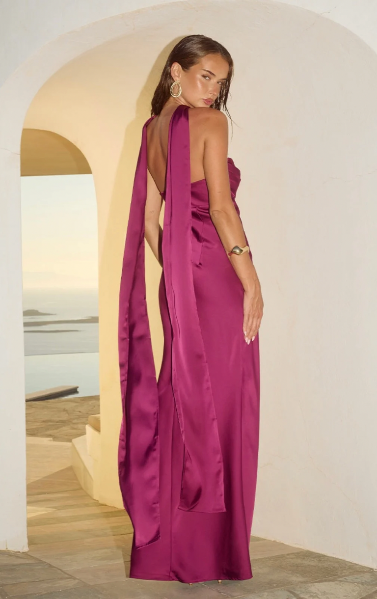 Madeleine Maxi Dress - Plum
