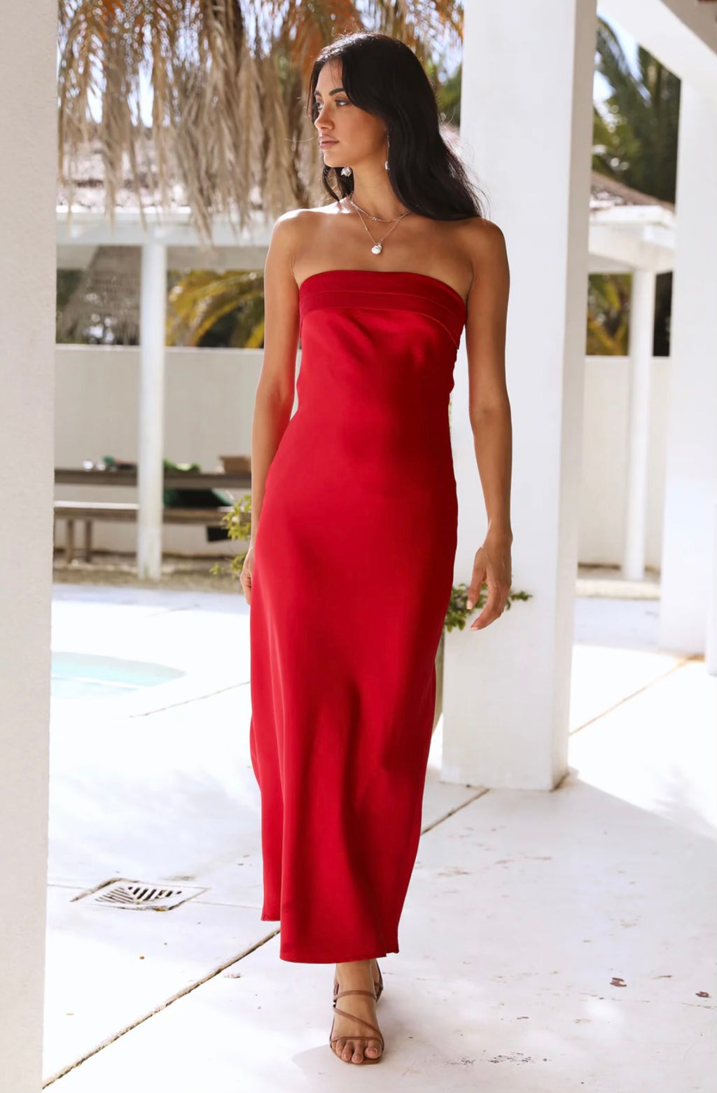 Hailey Dress - Red