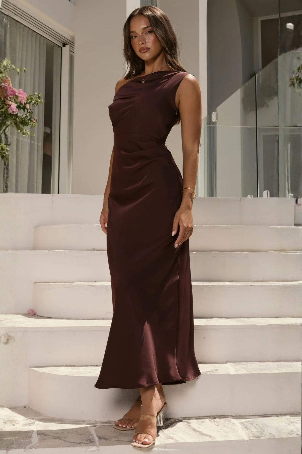 Gigi Maxi Dress - Chocolate
