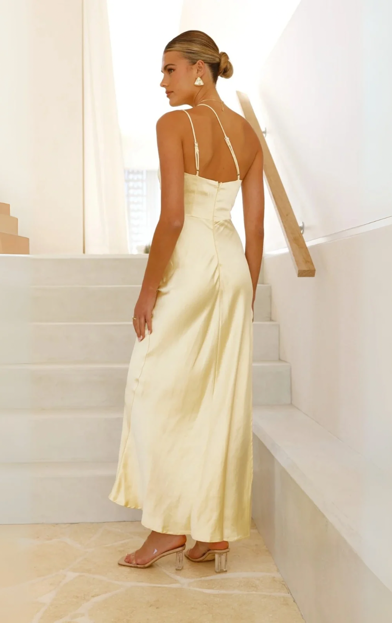 Jenna Maxi Dress - Yellow