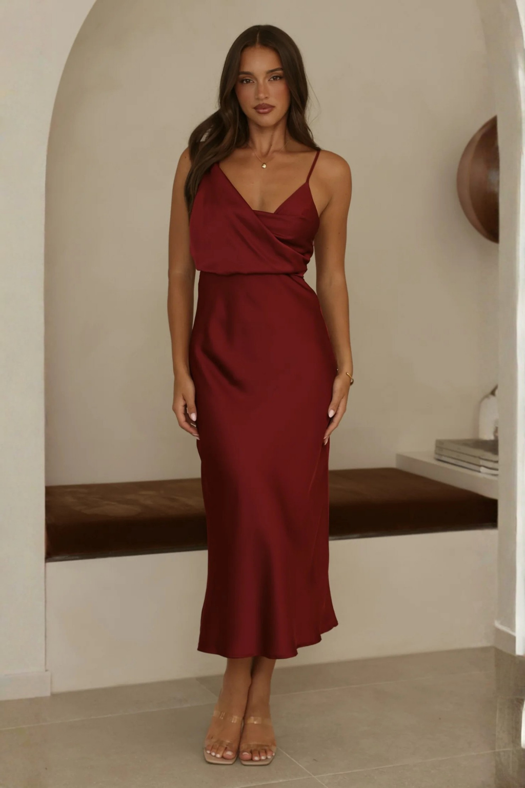 Audrey Maxi Dress - Wine