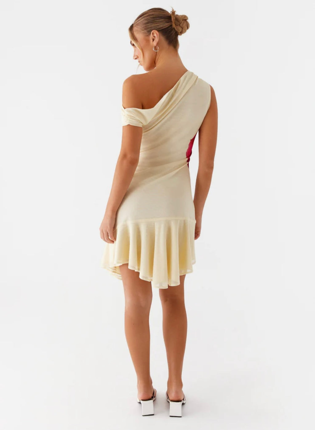 Kaylor Mini Dress - Apricot Floral