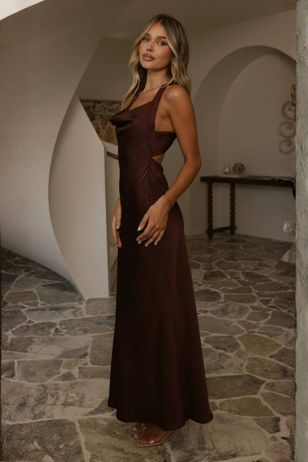 Eva Maxi Dress - Chocolate