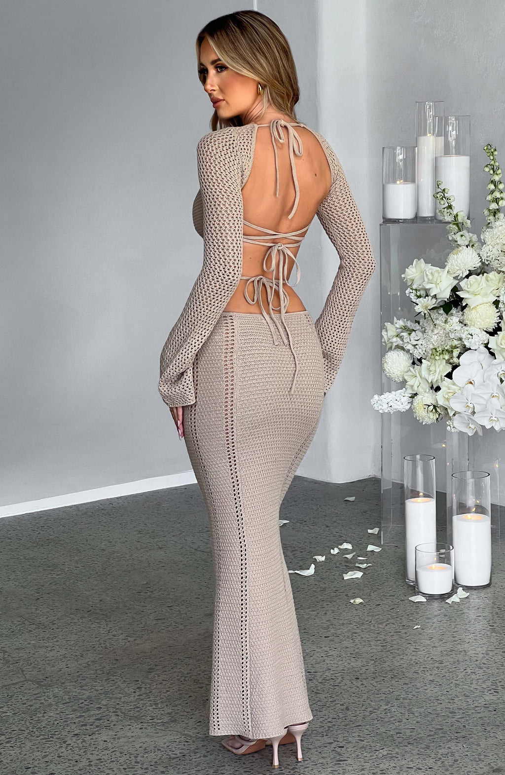 Moana Dress (Beige)