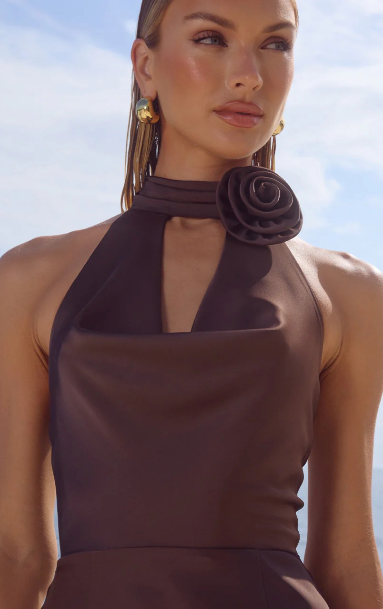 Estelle Maxi Dress - Bitter Chocolate