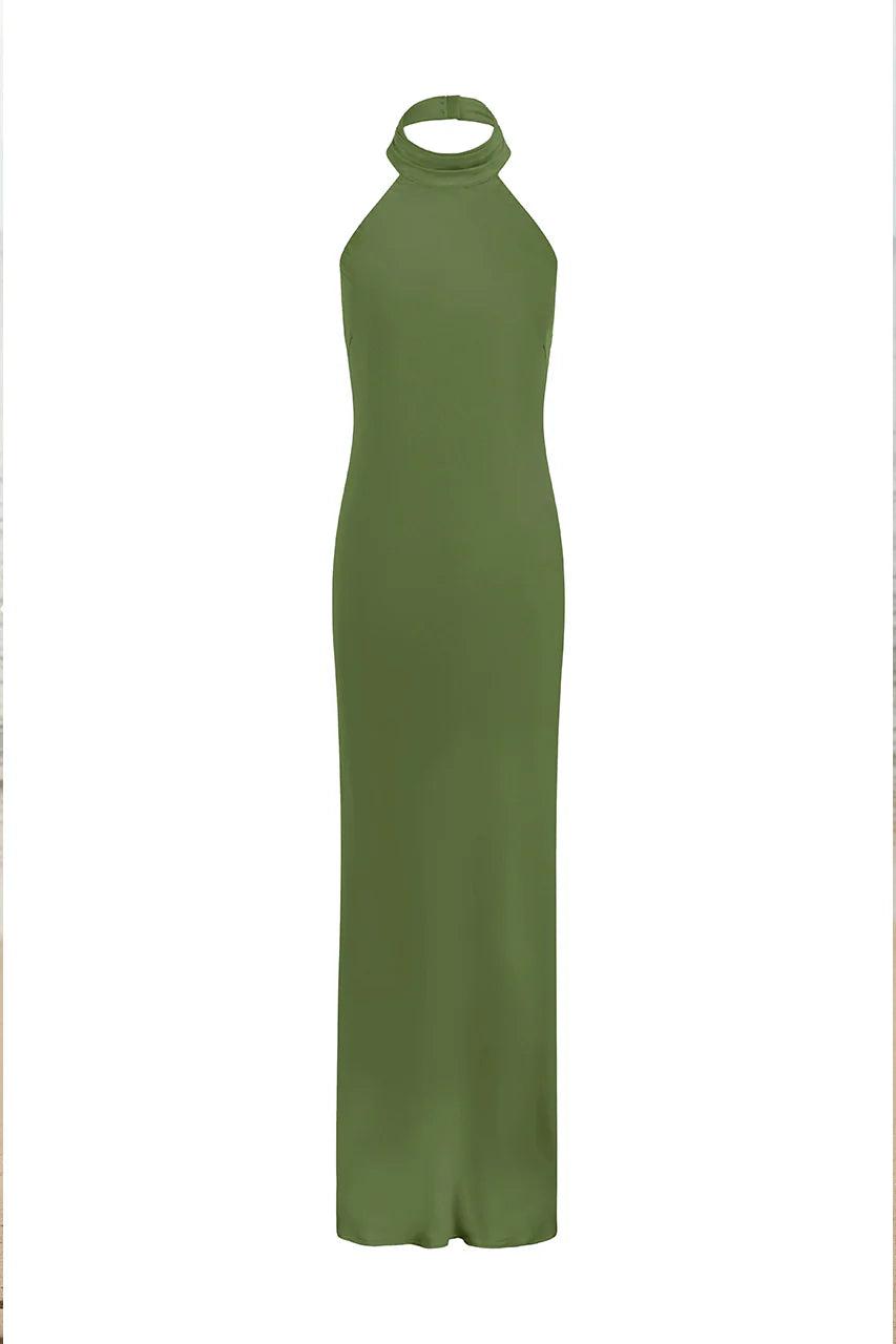 Brigitte Maxi Dress - Olive