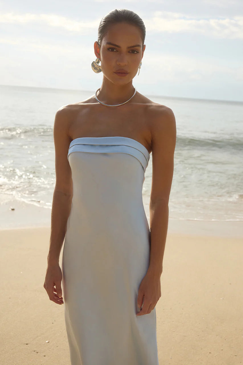Delilah Maxi Dress - Ice Blue