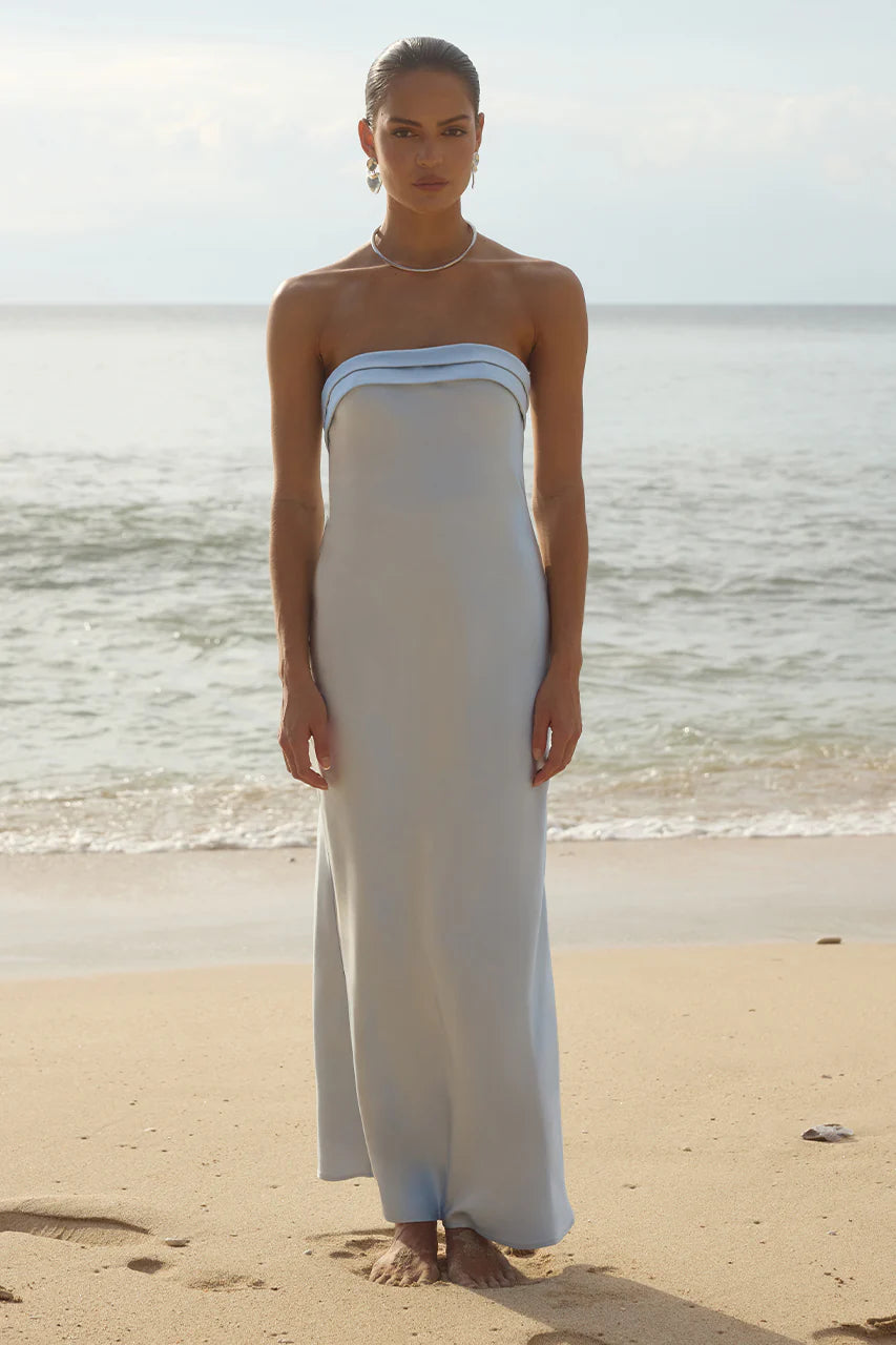Delilah Maxi Dress - Ice Blue