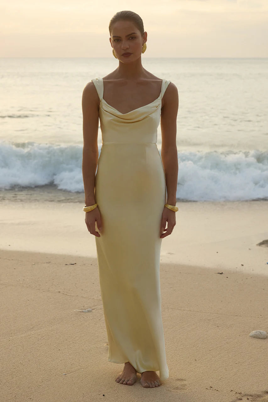 Margot Maxi Dress - Lemon