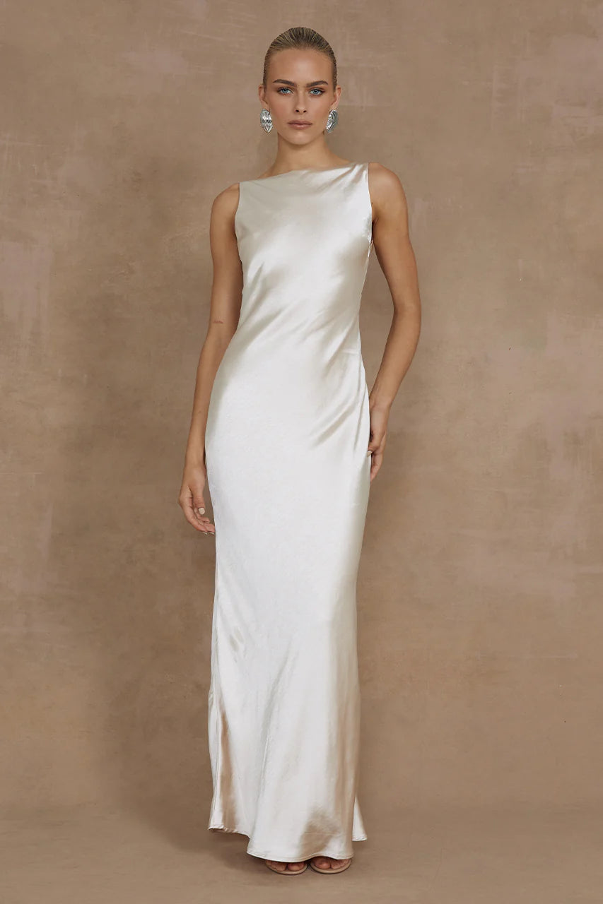 Samsara Maxi Dress - Champagne