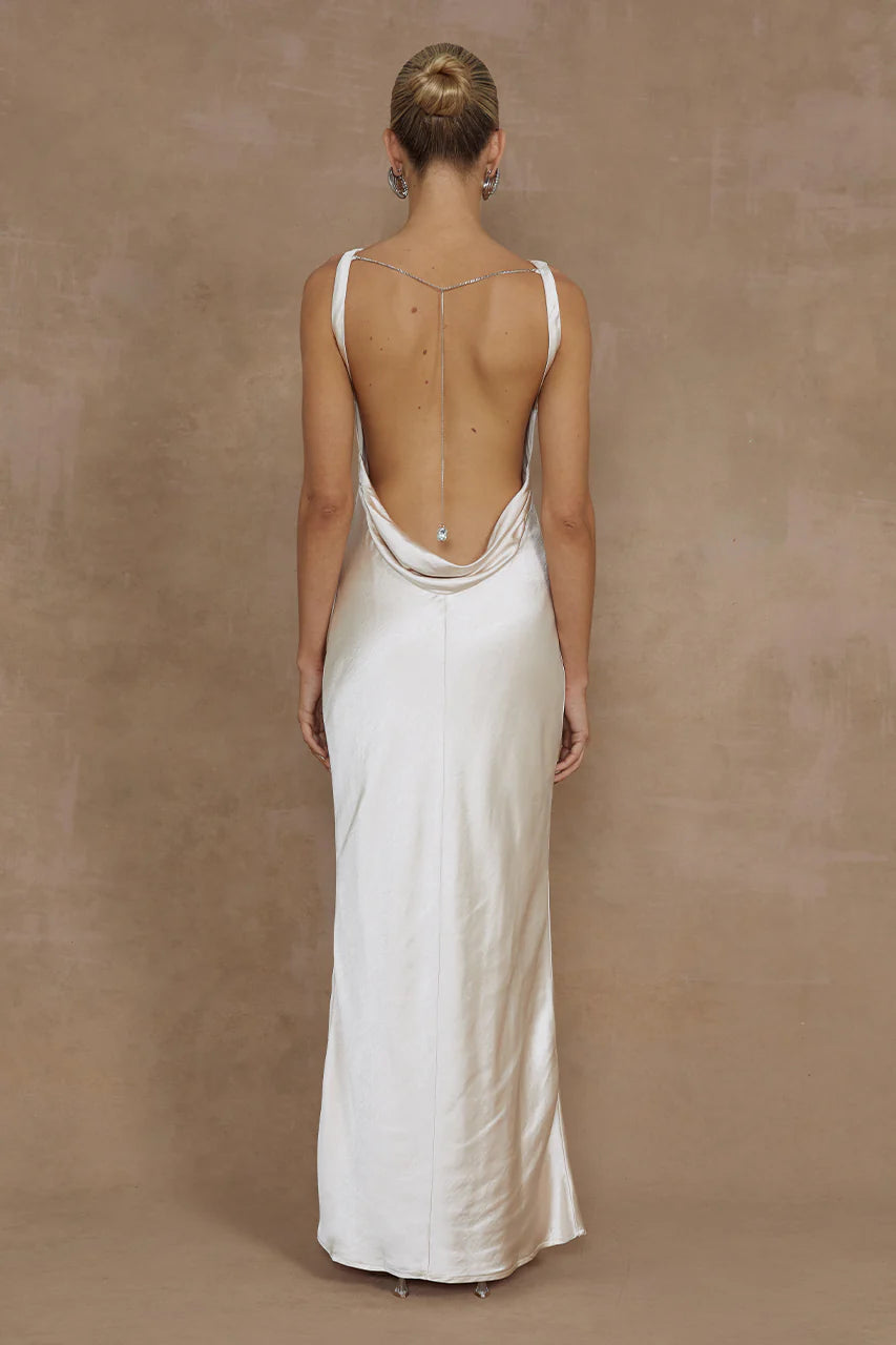 Samsara Maxi Dress - Champagne