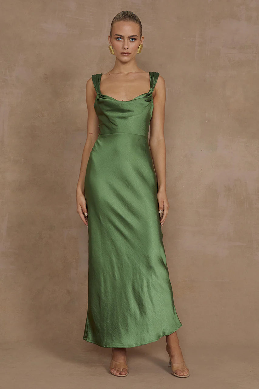 Havanna Midi Dress - Olive