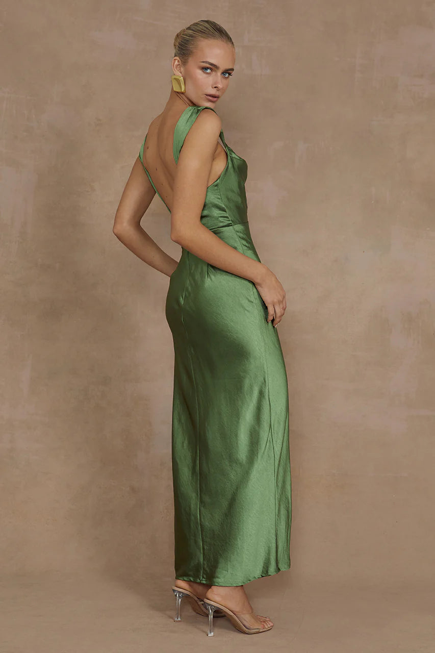 Havanna Midi Dress - Olive