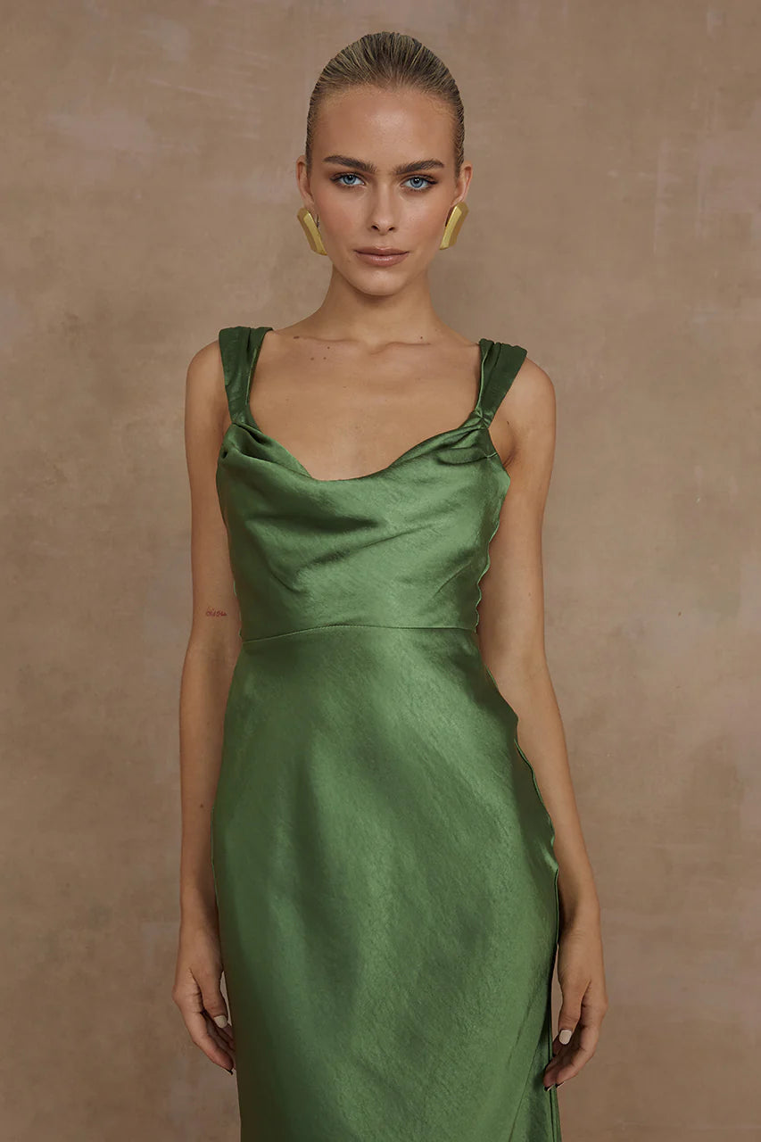 Havanna Midi Dress - Olive