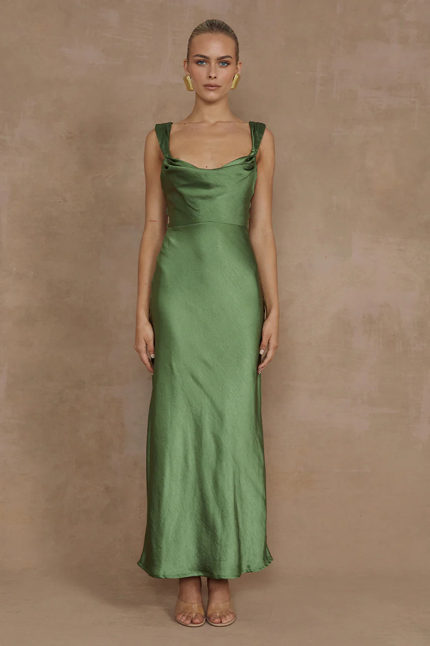 Havanna Midi Dress - Olive