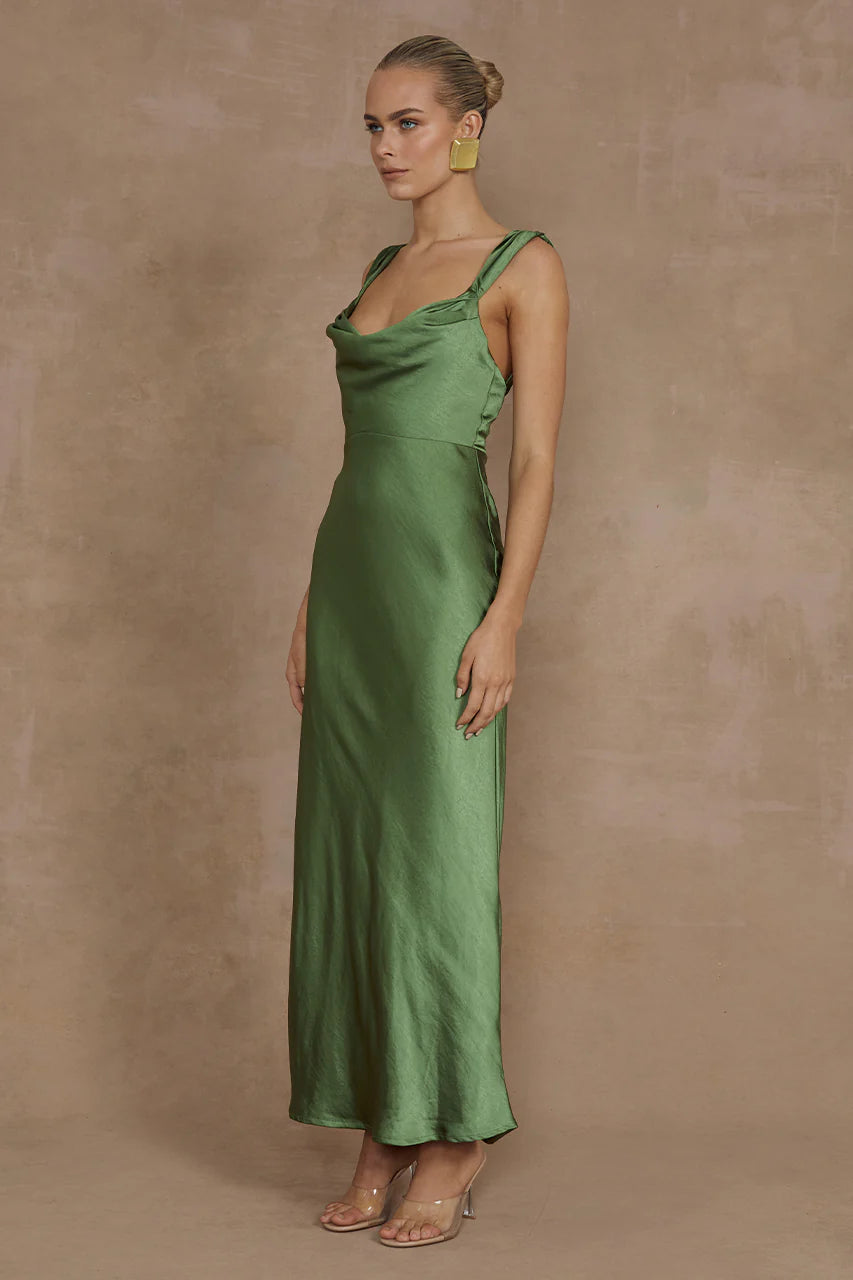 Havanna Midi Dress - Olive