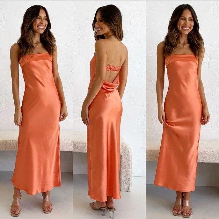 Hailey Dress - Orange